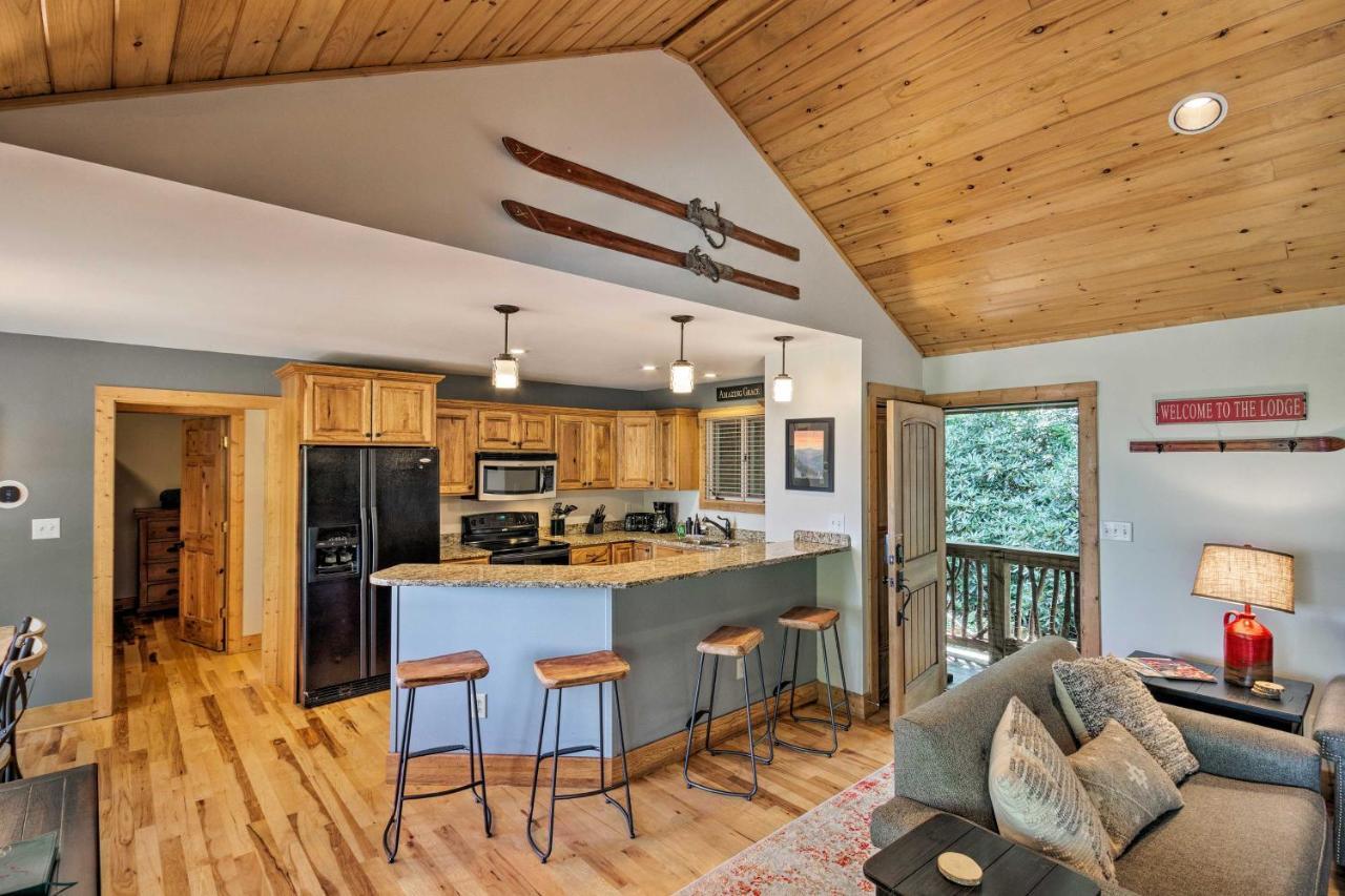 Cabin With Hot Tub And Mountain Views Less Than 5 Mi To Boone Blowing Rock Ngoại thất bức ảnh