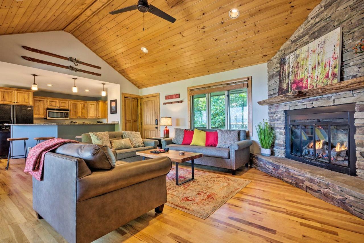 Cabin With Hot Tub And Mountain Views Less Than 5 Mi To Boone Blowing Rock Ngoại thất bức ảnh